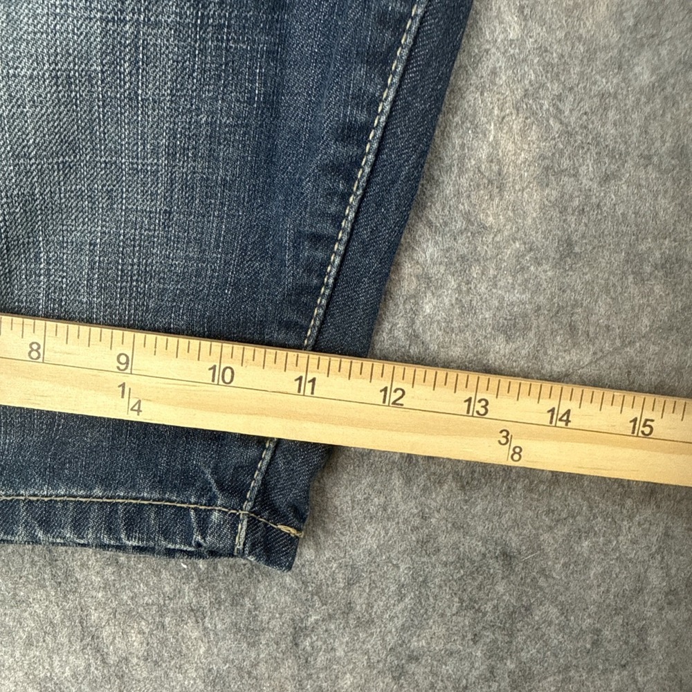 Levi's 569 Loose Straight Denim Shorts Mens Size 34 Medium Wash Blue - Picture 4 of 11